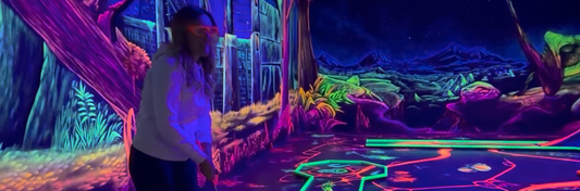 3D Schwarzlicht Minigolf